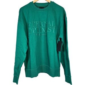 Spiritual Gangster Optimist Nova Terry Pullover Crewneck Sweatshirt L NWT